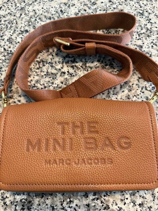 Marc Jacobs Handbags - Marc Jacobs Mini Crossbody in Brown Leather with Adjustable Strap